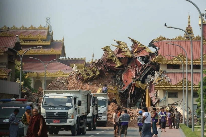 Lực lượng Quân đội Việt Nam tham gia cứu trợ tại Myanmar
