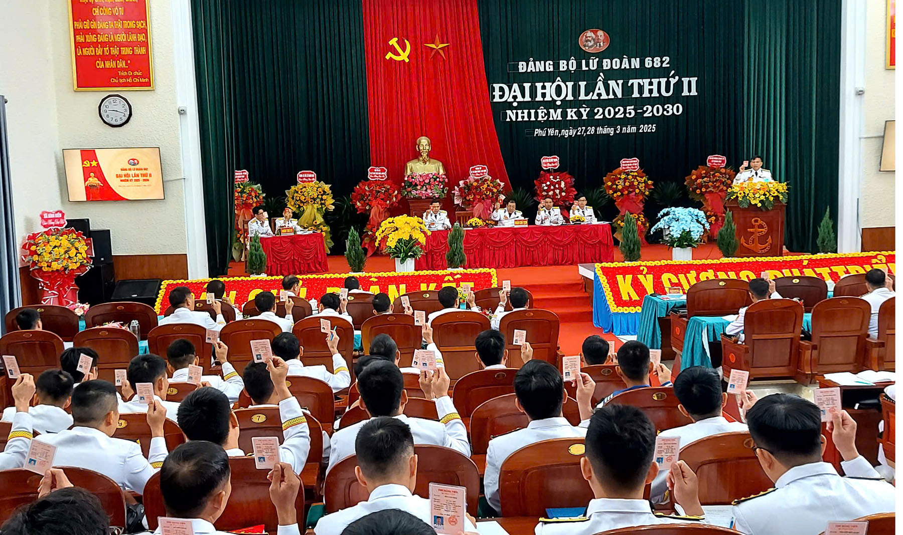 Đảng bộ Lữ đoàn 682 tổ chức thành công Đại hội nhiệm kỳ 2025-2030