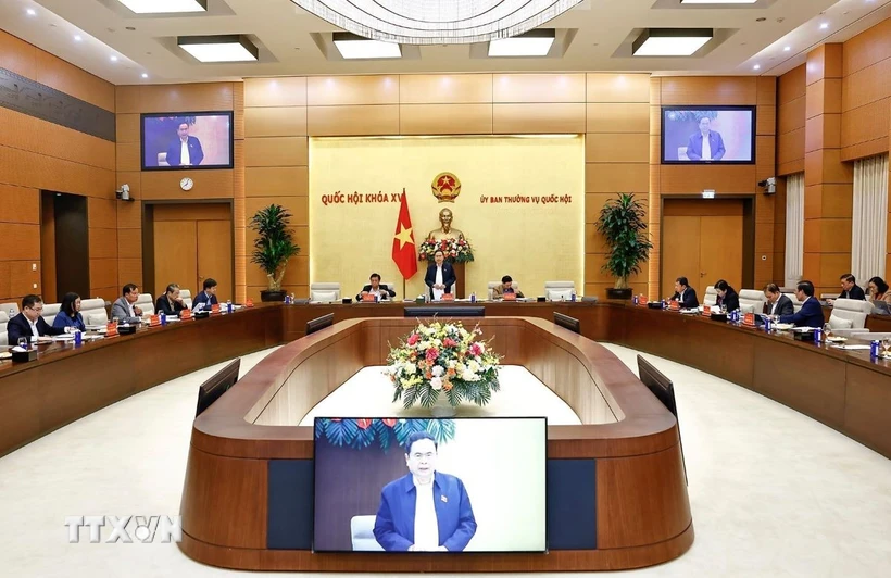 Ban Thường vụ Đảng ủy Quốc hội cho ý kiến một số nội dung về tinh gọn bộ máy