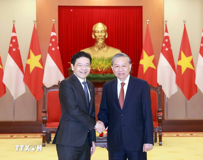 Đẩy mạnh hợp tác giữa hai đảng cầm quyền ở Việt Nam và Singapore