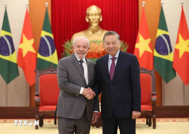 Tổng Bí thư Tô Lâm: Tạo thuận lợi cho thương mại song phương Việt Nam - Brazil