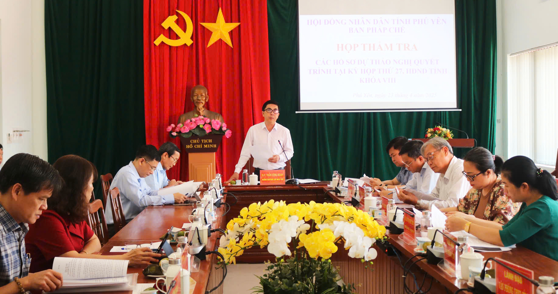 Thống nhất các nội dung UBND tỉnh trình Kỳ họp thứ 27 HĐND tỉnh