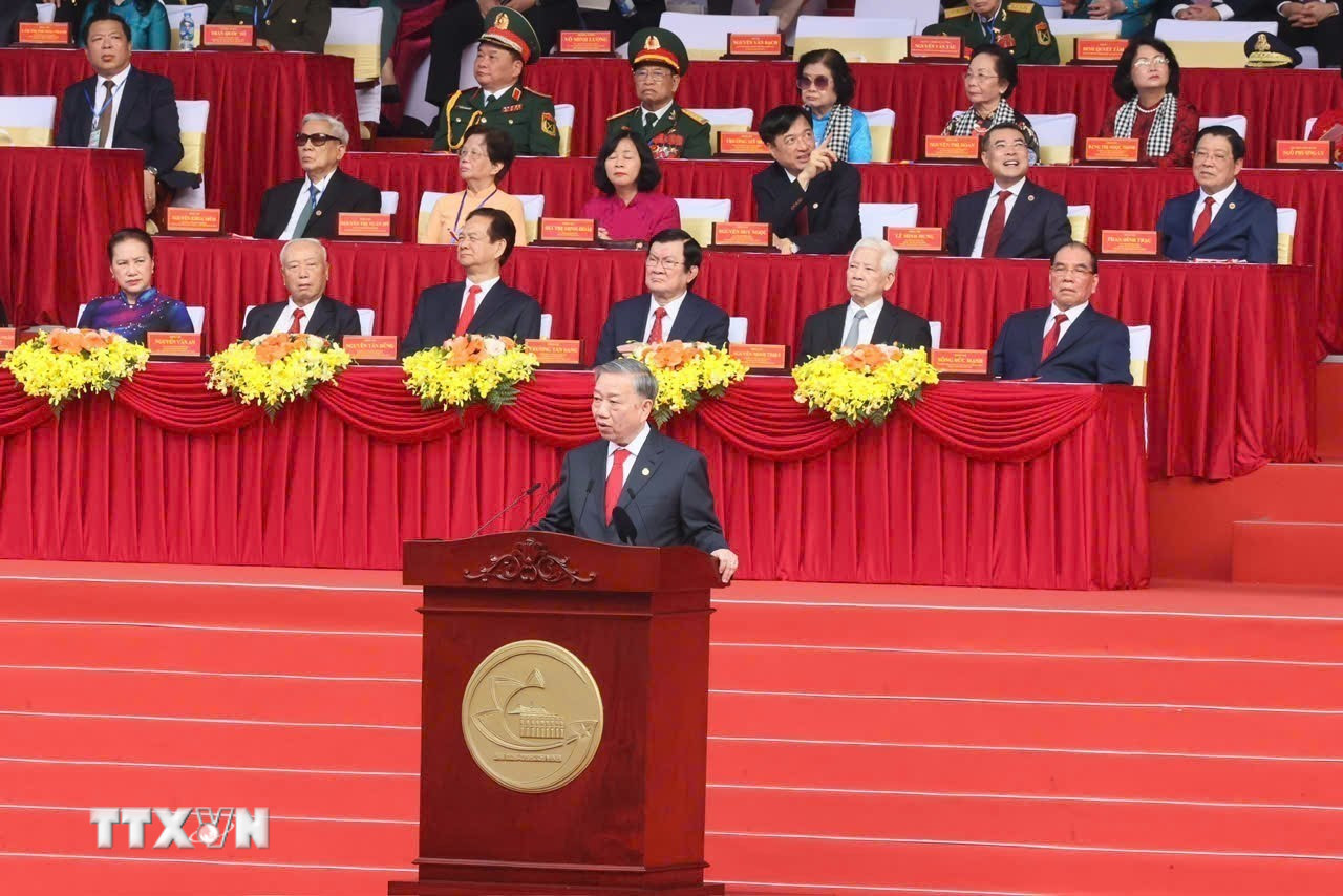 Diễn văn của Tổng Bí thư Tô Lâm tại Lễ kỷ niệm 50 năm thống nhất đất nước