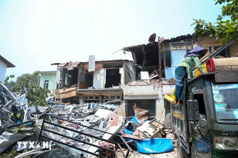 LHQ kêu gọi thế giới chung tay hỗ trợ Myanmar sau trận động đất