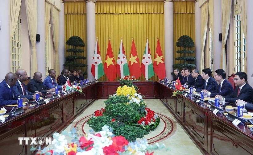 Chủ tịch nước Lương Cường: Việt Nam luôn coi trọng quan hệ hữu nghị với Burundi