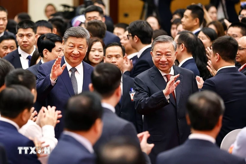 Lãnh đạo Việt Nam - Trung Quốc dự Gặp gỡ hữu nghị nhân dân hai nước