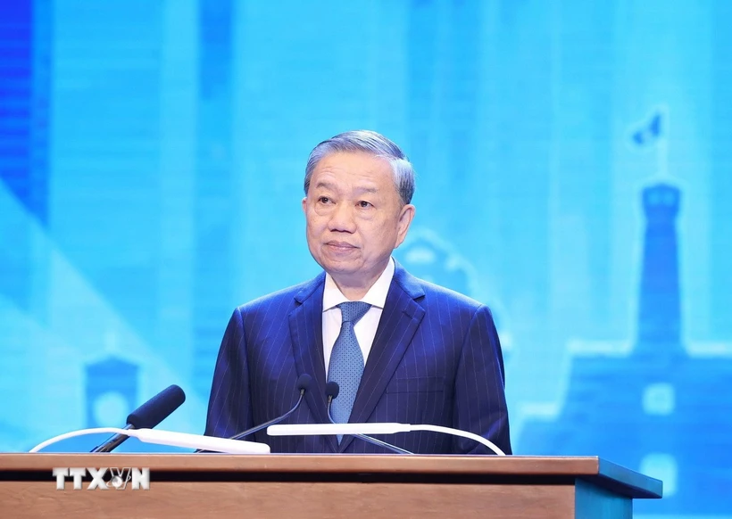 Tổng Bí thư Tô Lâm phát biểu thông điệp chính sách ở Hội nghị P4G Việt Nam 2025