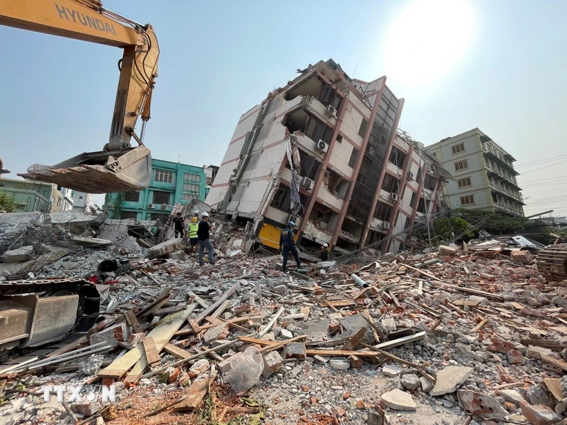 Động đất tại Myanmar: Số người thiệt mạng lên tới hơn 3.300