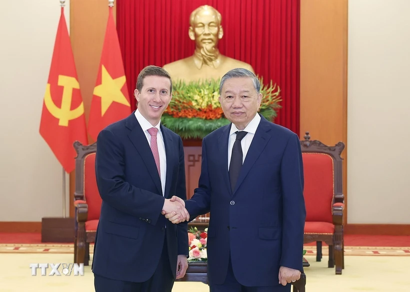 Tổng Bí thư Tô Lâm tiếp Tổng Giám đốc Quỹ đầu tư Warburg Pincus của Hoa Kỳ