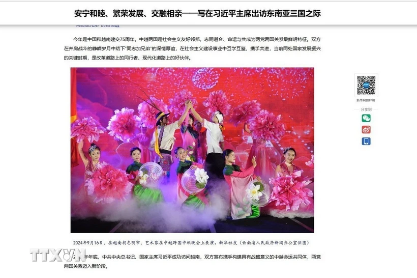 Tiếp tục củng cố tình hữu nghị “vừa là đồng chí, vừa là anh em” Việt - Trung