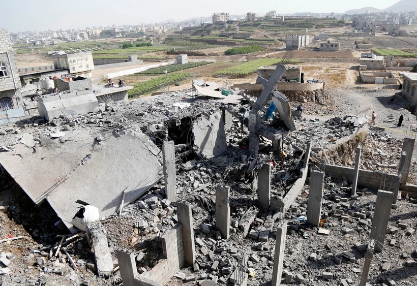 Yemen: Mỹ không kích khu chợ đông đúc tại Sanaa, 40 người thương vong