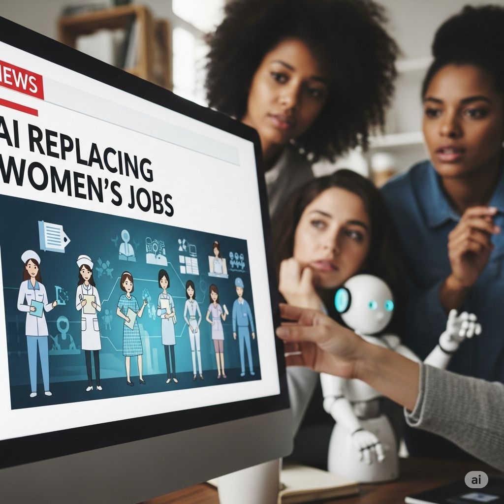 AI đe dọa lấy đi việc làm của phụ nữ nhiều hơn nam giới