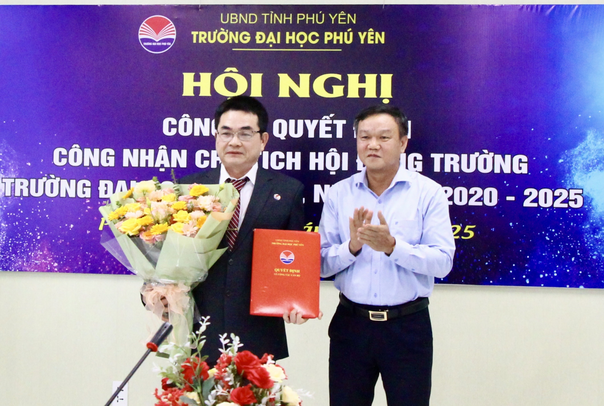 Ông Lê Đức Thoang giữ chức Chủ tịch Hội đồng trường Trường đại học Phú Yên