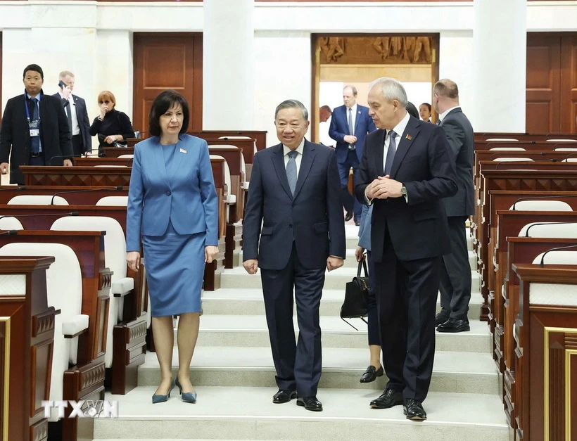 Tổng Bí thư hội kiến Chủ tịch Thượng, Hạ viện, lãnh đạo các chính đảng Belarus