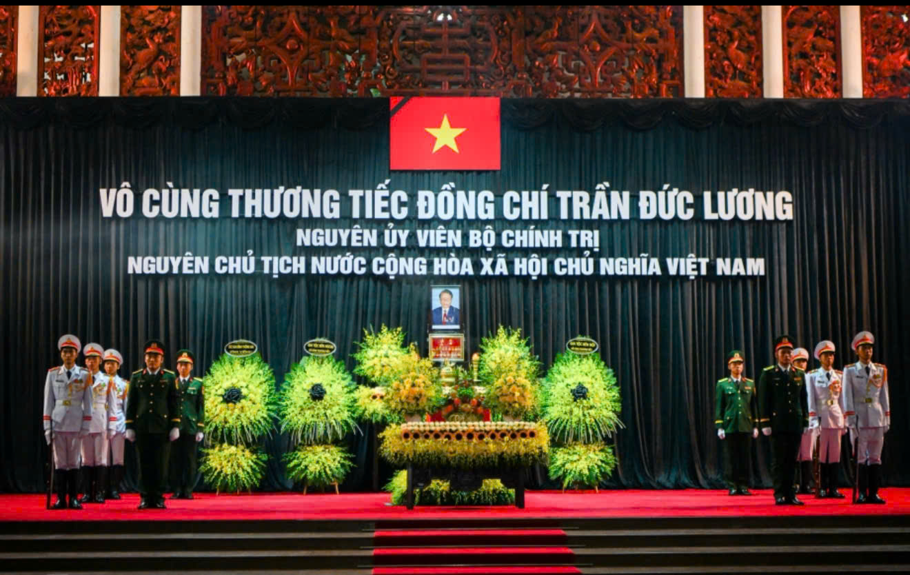 Lãnh đạo Đảng, Nhà nước viếng nguyên Chủ tịch nước Trần Đức Lương