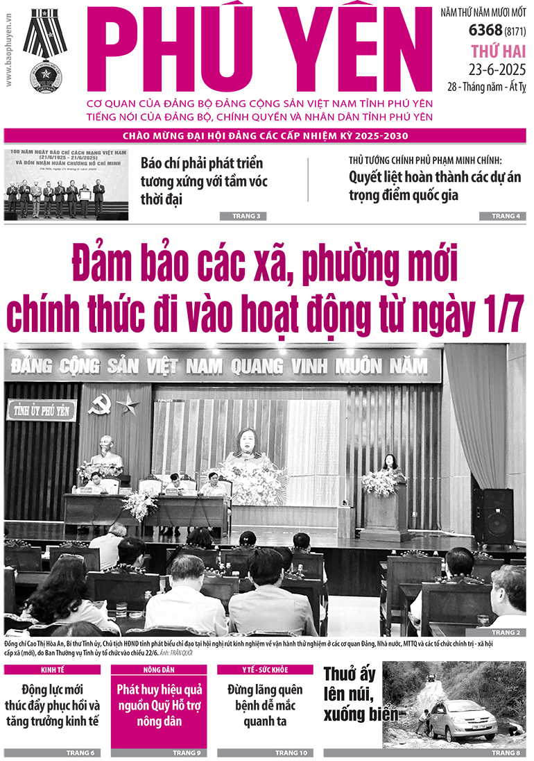 Đọc báo in ngày 23-6-2025