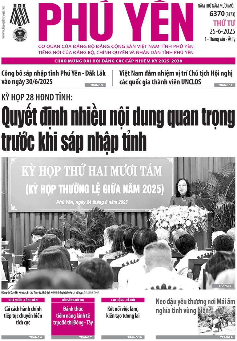 Đọc báo in ngày 25-6-2025