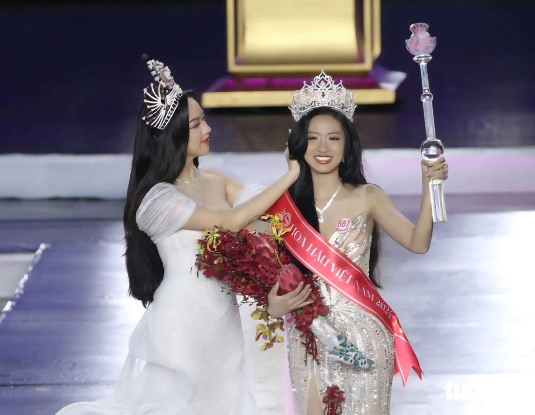Người đẹp Phú Yên Hà Trúc Linh đăng quang Hoa hậu Việt Nam 2024