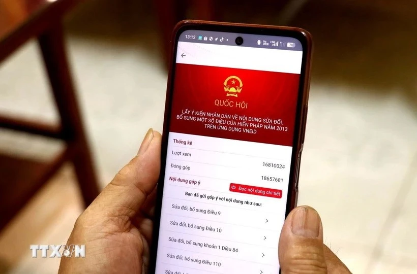 Tỉ lệ tán thành nội dung dự thảo Nghị quyết sửa đổi, bổ sung Hiến pháp là 99,75%
