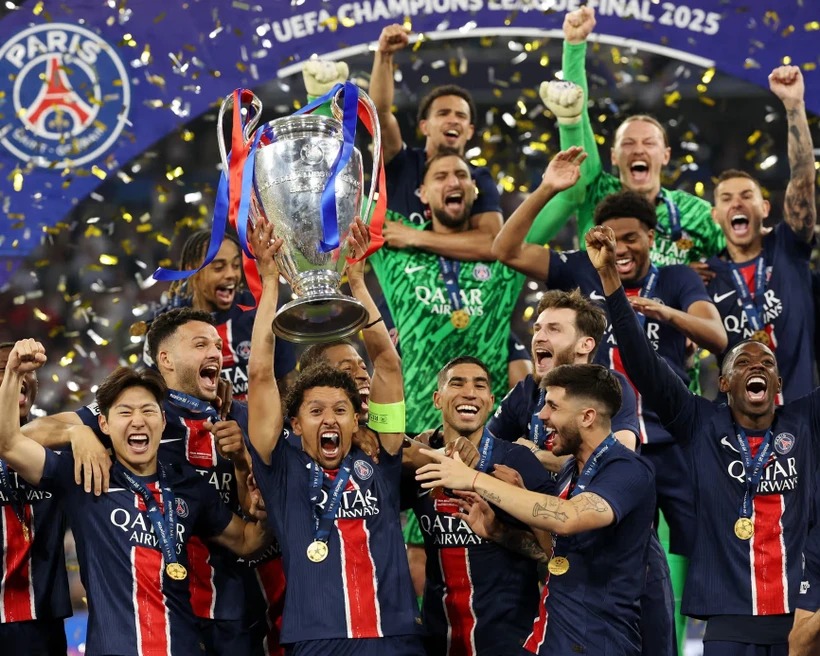 Đăng quang Champions League, Paris Saint-Germain hoàn tất cú “ăn 4” lịch sử