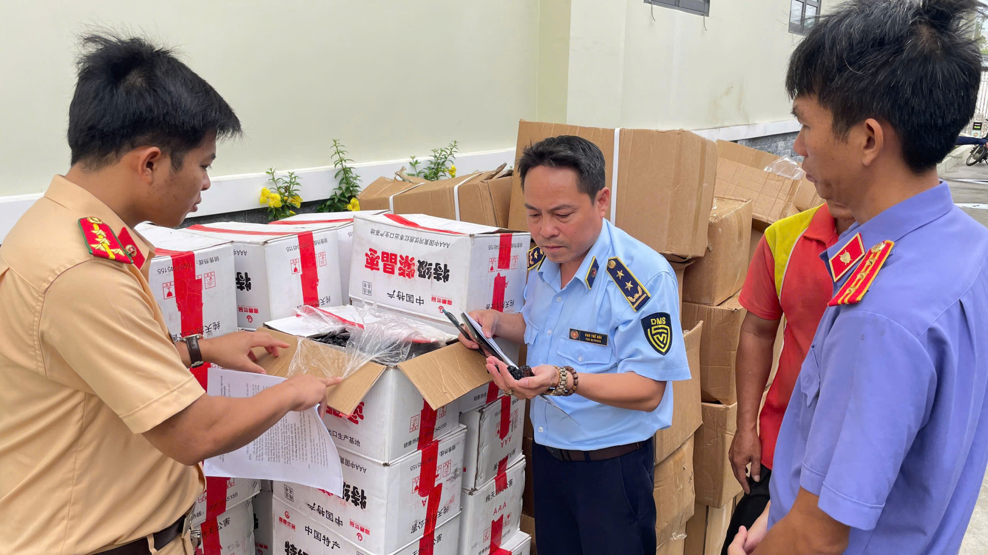 Kiểm kê, tiêu hủy hàng hóa trị giá hơn 2,5 tỉ đồng