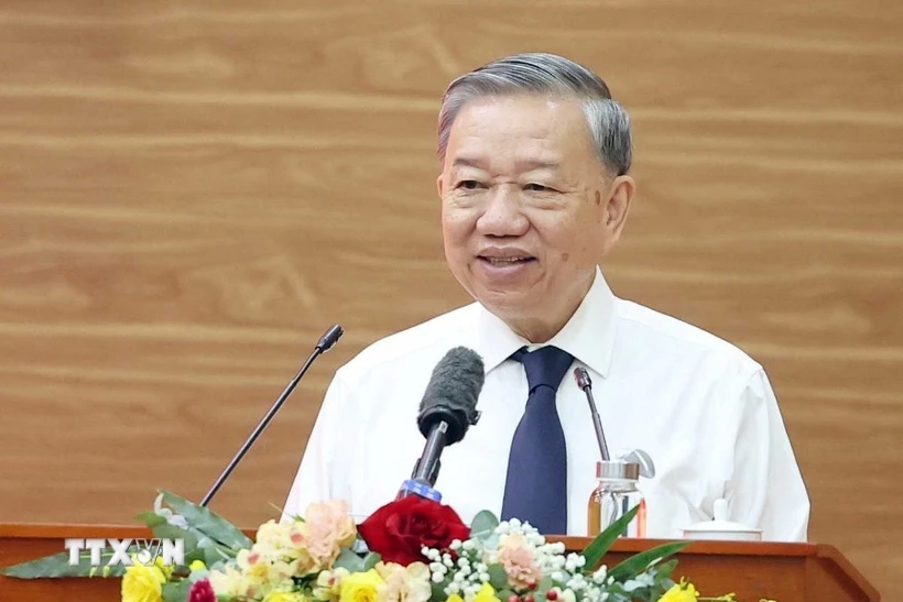 Tổng Bí thư làm việc với Đảng ủy MTTQ, các đoàn thể Trung ương